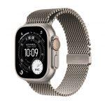 Apple Watch Ultra 3 GPS + Cellular 49mm Cassa Titanio Naturale con Loop in maglia Milanese Titanio - Large