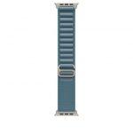 Apple Alpine Loop blu chiaro (49 mm) - Large - Titanio naturale