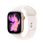Apple Watch Series 11 GPS + Cellular 46mm Cassa Alluminio Oro Rosa con Band Rosa Fard - S/M