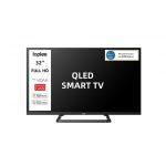 IOPLEE IOP32V2QM10 SMART TV QLED 32'' FULL HD, Sistema operativo VIDAA, Triplo tuner DVBT2/C/S2, Certificato TivuSAT, Piedistallo centrale, Dolby Audio,