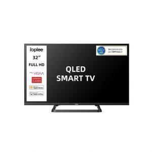 IOPLEE IOP32V2QM10 SMART TV QLED 32” FULL HD, Sistema operativo VIDAA, Triplo tuner DVBT2/C/S2, Certificato TivuSAT, Piedistallo centrale, Dolby Audio, - 0,5 W