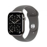 Apple Watch Series 11 GPS + Cellular 42mm Cassa Titanio con Band Grigio Pietra - M/L