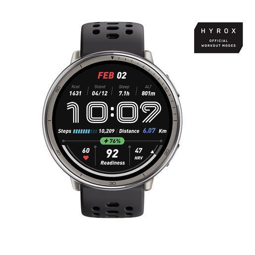 Amazfit Active 2 Round smartwatch e orologio sportivo display AMOLED 5 sistemi satellitari & mappe offline BioTracker™ 6.0 PPG per dati precisi su salute