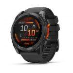 Garmin Fenix 8 3,56 cm (1.4'') AMOLED 51 mm Digitale 454 x 454 Pixel Touch screen Grigio Wi-Fi GPS (satellitare)