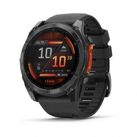 Garmin Fenix 8 3,56 cm (1.4”) AMOLED 51 mm Digitale 454 x 454 Pixel Touch screen Grigio Wi-Fi GPS (satellitare)
