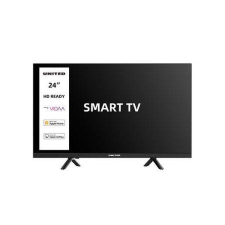 United UNLED24M10VDA SMART TV 24” HD, Sistema operativo VIDAA, Triplo tuner DVBT2/C/S2 HEVC MAIN10, Dolby Audio, Parental Control