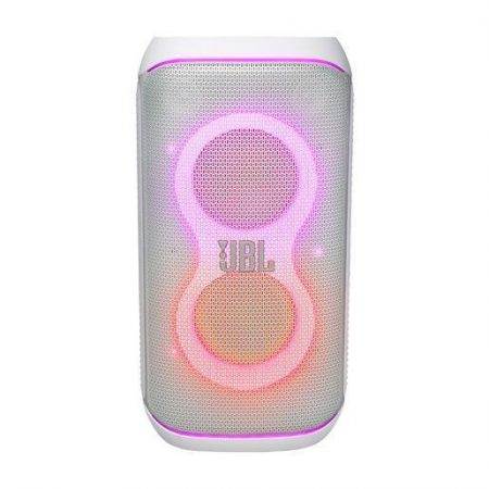 JBL PartyBox Club 120 Speaker Wireless Bluetooth Portatile per feste con giochi di luce, Bianco