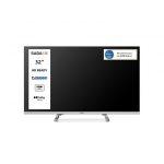 SABA SA32M10 TV 32'' HD READY, Triplo tuner DVBT2/C/S2 HEVC MAIN10, Certificato TivuSAT, Piedistallo centrale, Dolby Audio