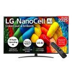 LG NanoCell AI 65NANO81A6A TV Serie NANO81 65'' 4K, α7 Gen8, HDR10, 20W, 3 HDMI con Game Optimizer, Smart TV WebOS 25