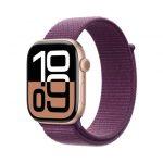 Apple Watch Series 10 Serie 10 GPS + Cellular 46mm Cassa in Alluminio color Oro Rosa con Oro rosa Sport Loop