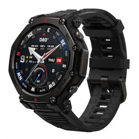 Amazfit T-rex 3 Pro 3,35 cm (1.32'') AMOLED 44 mm Digitale 466 x 466 Pixel Touch screen Nero Wi-Fi GPS (satellitare)