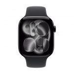 Apple Cinturino Sport nero (46 mm) - M/L