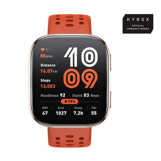 Amazfit Bip 6 Red 5 cm (1.97'') AMOLED Digitale 390 x 450 Pixel Touch screen Oro GPS (satellitare)