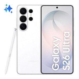 Samsung Galaxy S26 Ultra Smartphone AI, 512GB, Privacy Display integrato, Processore potente, Assistente Foto, Camera 200 MP, 5000 mAh, White - 0,7 µm
