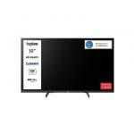 IOPLEE IOP32V2M10 TV 32'' HD, Triplo tuner DVBT2/C/S2, Certificato TivuSAT, Piedini installabili in doppia posizione stretta/larga, Dolby Audio, Parental