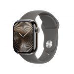 Apple Watch Series 10 Serie 10 GPS + Cellular 42mm Cassa in Titanio con Stone Grey Sport Band - S/M