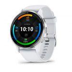 Garmin Venu 3 3,56 cm (1.4'') AMOLED 45 mm Digitale 454 x 454 Pixel Touch screen Argento, Bianco Wi-Fi GPS (satellitare)