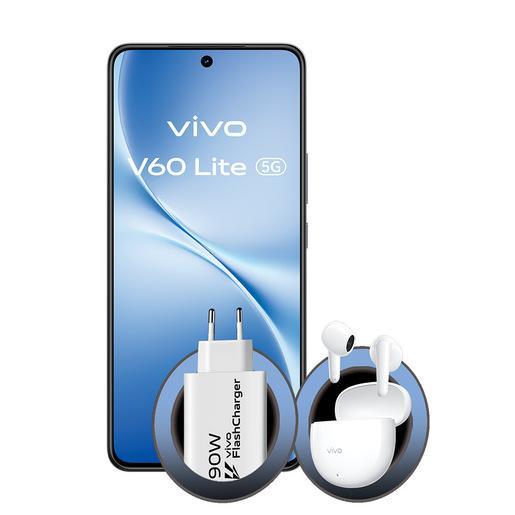 VIVO V60 Lite 5G + BUD 17,2 cm (6.77'') Doppia SIM Android 15 8 GB 256 GB 6500 mAh Nero