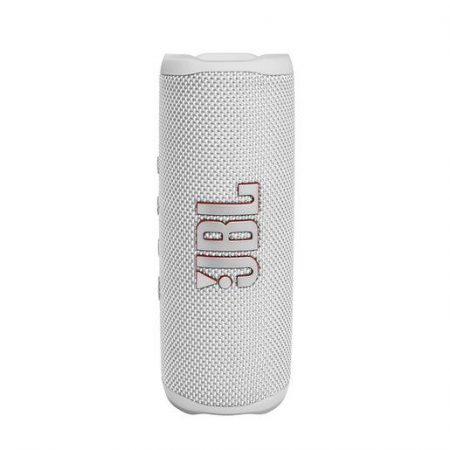 JBL Flip 6, Sistema audio portatile waterproof con connettività wireless Bluetooth, Bianco