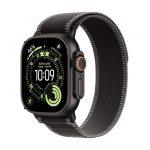 Apple Watch Ultra 3 GPS + Cellular 49mm Cassa Titanio Nero con Trail Loop Nero/Cenere - M/L