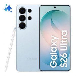 Samsung Galaxy S26 Ultra Smartphone AI, 512GB, Privacy Display integrato, Processore potente, Assistente Foto, Camera 200 MP, 5000 mAh, Sky Blue - 0,7 µm