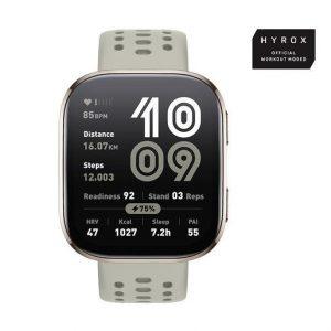 Amazfit Bip 6 Stone 5 cm (1.97'') AMOLED Digitale 390 x 450 Pixel Touch screen Oro GPS (satellitare)