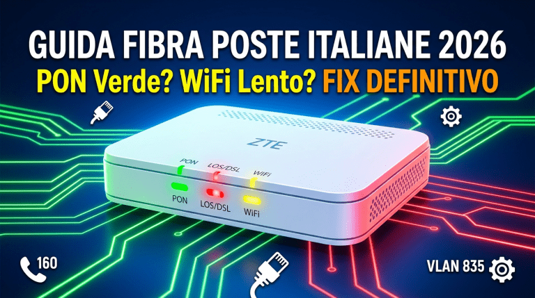 Guida Completa Problemi Modem Fibra Poste Italiane: Soluzioni FTTH FTTC 2026 2 poste