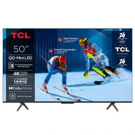 TCL C6K Serie Smart TV QD-MiniLED 4K 50'' 50C6K, 144Hz, Dolby Vision IQ & Atmos, Google TV