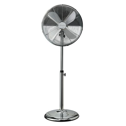Electroline Ventilatore a piantana 4 pale 40cm metallizzato