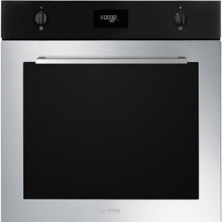 Smeg Classic SFP6401NXPR forno Nero, Acciaio inox Made in Italy