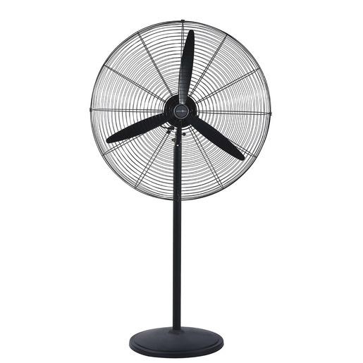 Electroline Ventilatore a piantana 3 pale 65cm adatto a grandi ambienti nero metallizzato