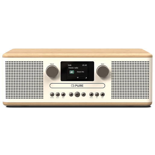 Pure Classic C-D6 Portatile Digitale Quercia, Bianco