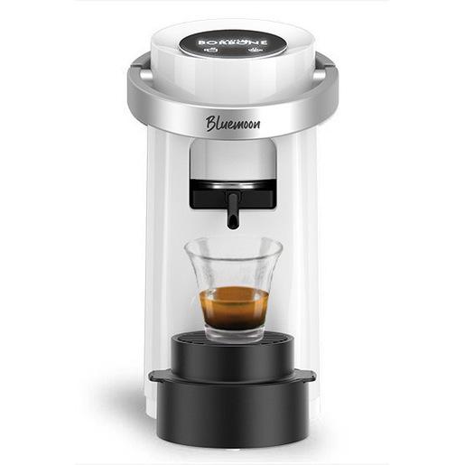 Caffè Borbone Bluemoon Macchina da Caffè a Cialde ESE 44mm – Multifunzione per Espresso, Infusi e Bevande Calde, Pressione 15 bar, Serbatoio 0.9L - Bianc
