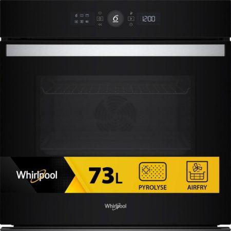 Whirlpool WOI4S8PM0SBXA Forno Nero17 funzioni, Pizza310° Cook4 Steam+ ,classe A+ 73Lt, Pirolisi+Idrolisi