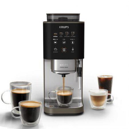 Krups Coffee Crush Experience, Macchina da Caffè Automatica, Design Compatto, SA403B