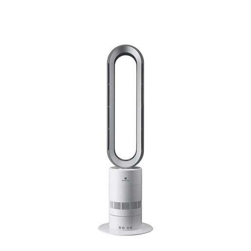 Electroline Ventilatore bladeless 80cm controlli touch timer 9h bianco-argento