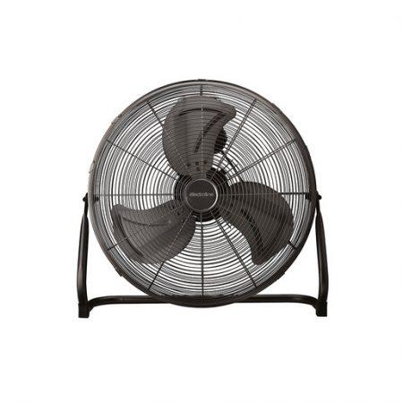 Electroline Ventilatore a piantana metallizzato 3 pale 50cm nero