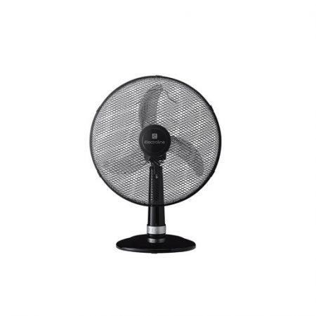 Electroline Ventilatore da tavolo 3 pale 40cm nero
