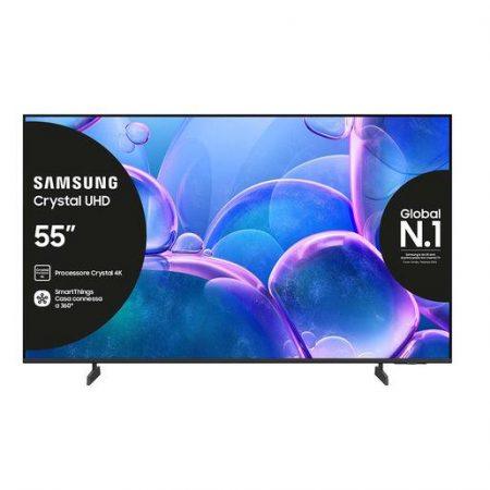 Samsung Crystal UHD 55'' UE55U7000FUXZT 4K, Processore Crystal 4K, HDR, Smart Experience, OTS Lite & Adaptive Sound, Metal Stream Design, Smart TV, 2025
