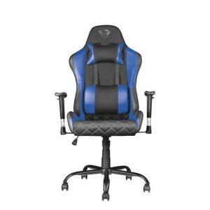Trust GXT 707B Sedia da gaming per PC Seduta imbottita Nero, Blu - 1 pz