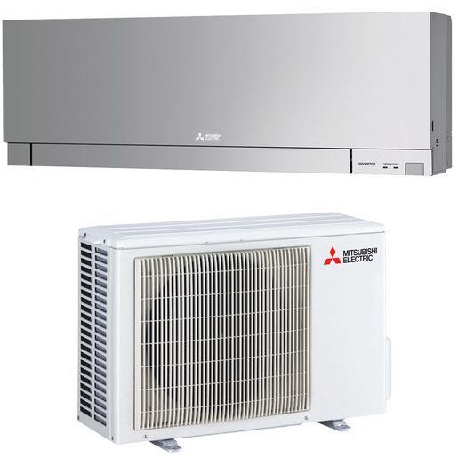 Mitsubishi Electric MITKITMSZEF42VGKS condizionatore fisso Climatizzatore Monosplit Argento, Bianco 15000BTu