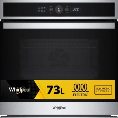 Whirlpool WOI4IS8HM0XA Forno multifunzione Inox 17 funzioni Pizza310° Cook4 Steam+ classe A+ 73Lt, Idrolisi Made in Italy