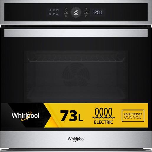 Whirlpool WOI4IS8HM0XA Forno multifunzione Inox 17 funzioni Pizza310° Cook4 Steam+ classe A+ 73Lt, Idrolisi Made in Italy