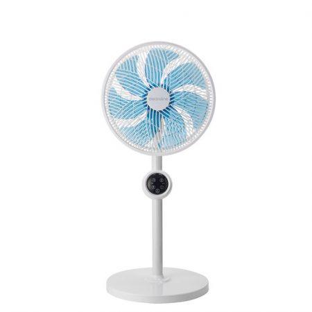 Electroline Ventilatore a piantana 7 pale 35cm telecomando bianco