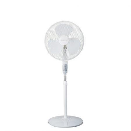 Electroline Ventilatore a piantana 3 pale 40cm telecomando bianco-grigio