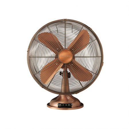 Electroline Ventilatore da tavolo 4 pale 40cm bronzato