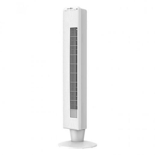 Electroline Ventilatore a torre 100cm ionizzatore telecomando bianco