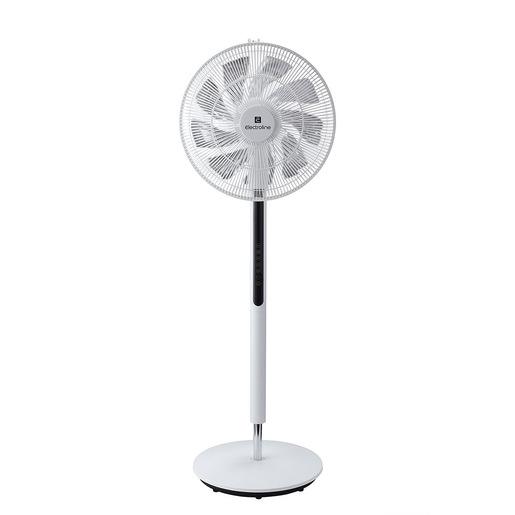 Electroline Ventilatore a piantana 9 pale 40cm silenzioso controlli touch bianco