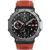 Amazfit T-Rex 3 Lava 3,81 cm (1.5'') AMOLED 48.5 mm Digitale 480 x 480 Pixel Touch screen Nero, Acciaio inox GPS (satellitare)