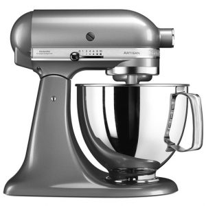 KitchenAid 5KSM125ECU Sbattitore con base 300 W Argento - 1,04 kg